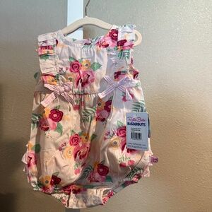 RuffleButts Onesie 6-12M NWT